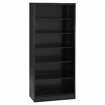 Bookcase Welded 6 Shelf Black