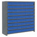 E7215 Enclosed Bin Shlvng 12x39x36in Blue