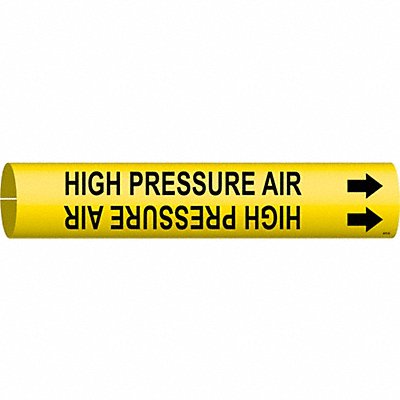 Pipe Marker High Pressure Air 7/8 in W