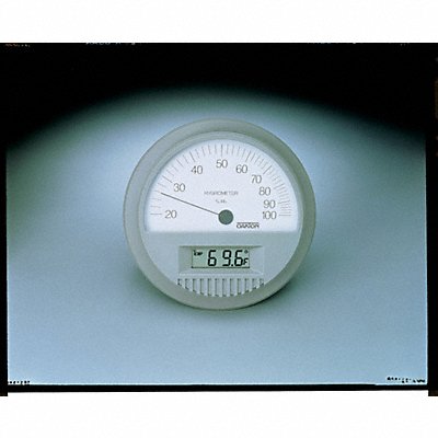 Digital/Analog Hygrometer 0 to 160 F