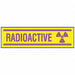 Radioactive Lbl 3.5in x 10in Paper PK100