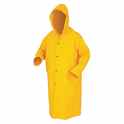 Raincoat w/ Detachable Hood Yellow S