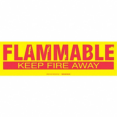 Label 7 in x 24 in Polyester