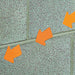 Floor Tape Orange 3 inx3 ft Arrow PK50