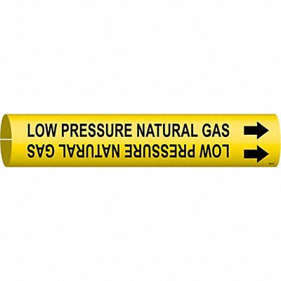 Pipe Marker Low Pressure Natural Gas