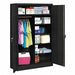 Combination Storage Cabinet 78x48 Black