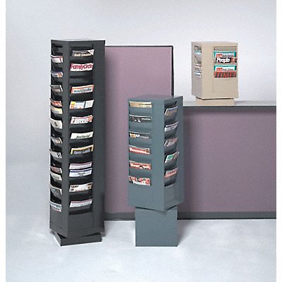 Magazine Display 88 Compartments Blk