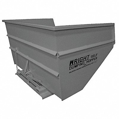 Self Dumping Hopper 6000 lb Gray