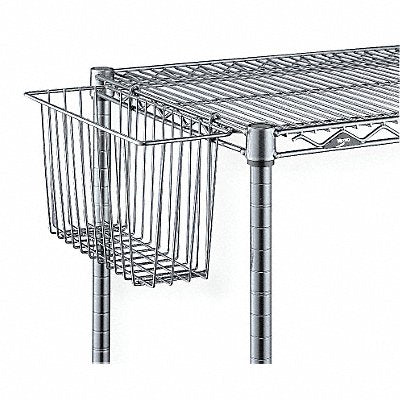 Wire Basket 7 1/2inx10inX17 3/8in Silver