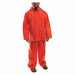 Rain Suit w/Jacket/Bib Unrated Orange S