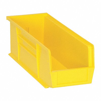 F0602 Hang and Stack Bin Yellow PP 5 in