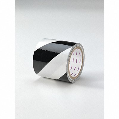 E7742 Floor Tape Black/White 4 inx54 ft Roll