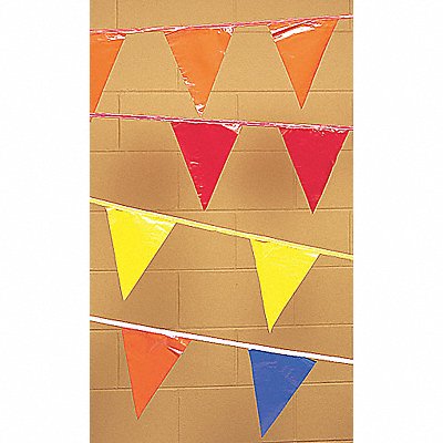 Pennants Polyethylene Multicolor 100 ft.