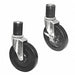 Caster Set 125 lb Rubber PK4