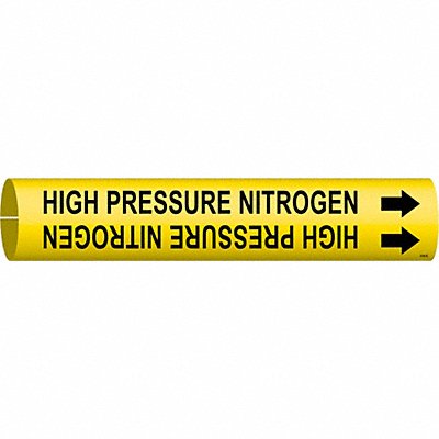 Pipe Mrkr High Pressure Nitrogen 7/8in H