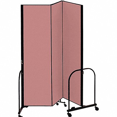 F1878 Partition 5 Ft 9 In W x 6 Ft H Rose