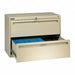 File Cabinet 36 in 2 Drawer Putty