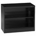 Bookcase Width 36 In 2 Shelf Black