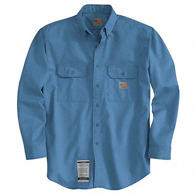 E6404 FR Long Sleeve Shirt Blue S Button