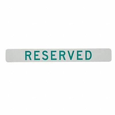 Reserved Parking Sign 2-1/2 x 20 