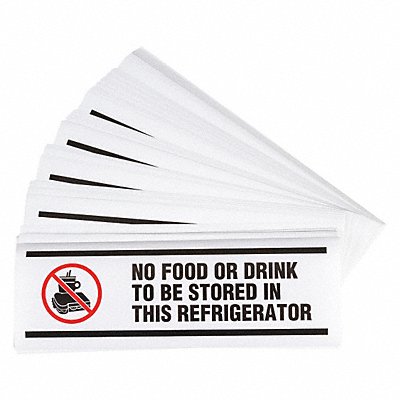 Vinyl Label 3 1/2 in x 10 in Vinyl PK100