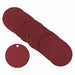 Blank Tag Aluminum 2in W Red PK25