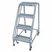 Rolling Ladder Welded Platform 40In H