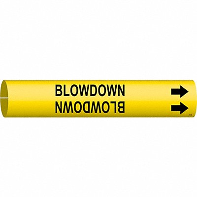 Pipe Marker Blowdown 7/8 in H 7/8 in W