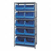 E1504 Bin Shlvng 18inx75inx36in Blue