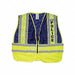 Safety Vest Blue Police 2XL