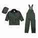 Rain Suit w/Jacket/Bib Unrated Green S