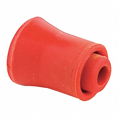 Stopper Sz 10 mm BDia Red 0 PK100