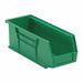 E1526 Hang and Stack Bin Green PP 4 in