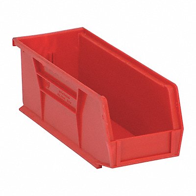 E1526 Hang and Stack Bin Red PP 4 in