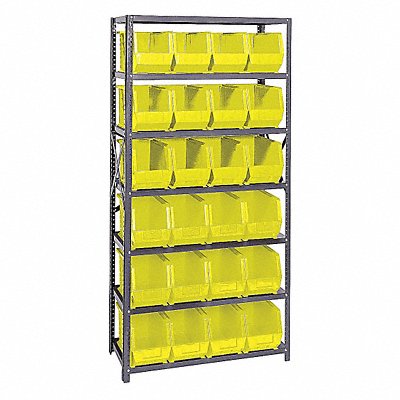 E1503 Bin Shlvng 18inx75inx36in Yellow