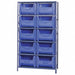 F1001 Bin Shlvng 18inx75inx42in Blue