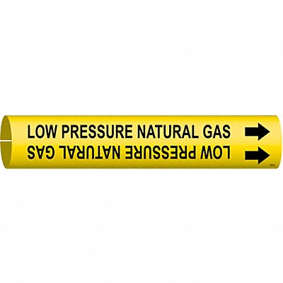 Pipe Marker Low Pressure Natural Gas