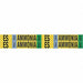 Pipe Marker Ammonia 1 1/8in H 7in W