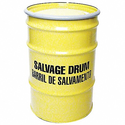 Salvage Drum Black and Yellow 18ga 1.1mm