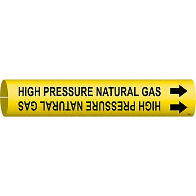 Pipe Mrkr High Prssre Natural Gas 2in H