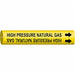 Pipe Mrkr High Prssre Natural Gas 2in H