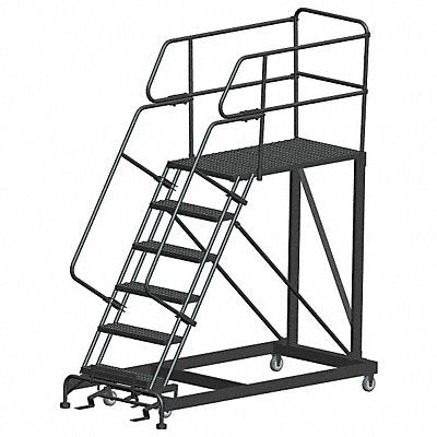 Roll Work Platform Steel Single 60 In.H