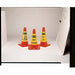 Traffic Cone Collar YW/Blk Keep Out PK6