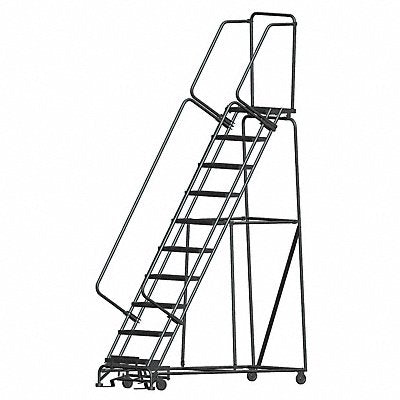 Lockstep Rolling Ladder Steel 100 In.H