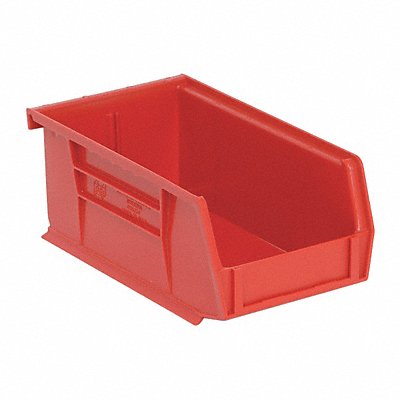 F0599 Hang and Stack Bin Red PP 3 in