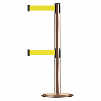 Barrier Post with Belt 7-1/2 ft L