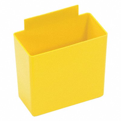 Bin Cups Yellow Plastic 3 in