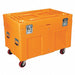 F1331 Storage Cart Orange Polyethylene 34 in