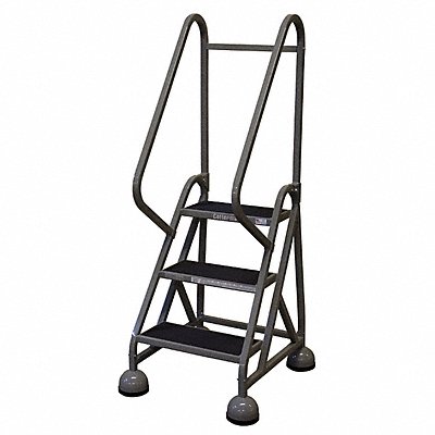 F2128 Rolling Ladder Hndrl Platfm 27 In H