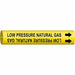 Pipe Mrkr Low Pressure Natural Gas 2in H